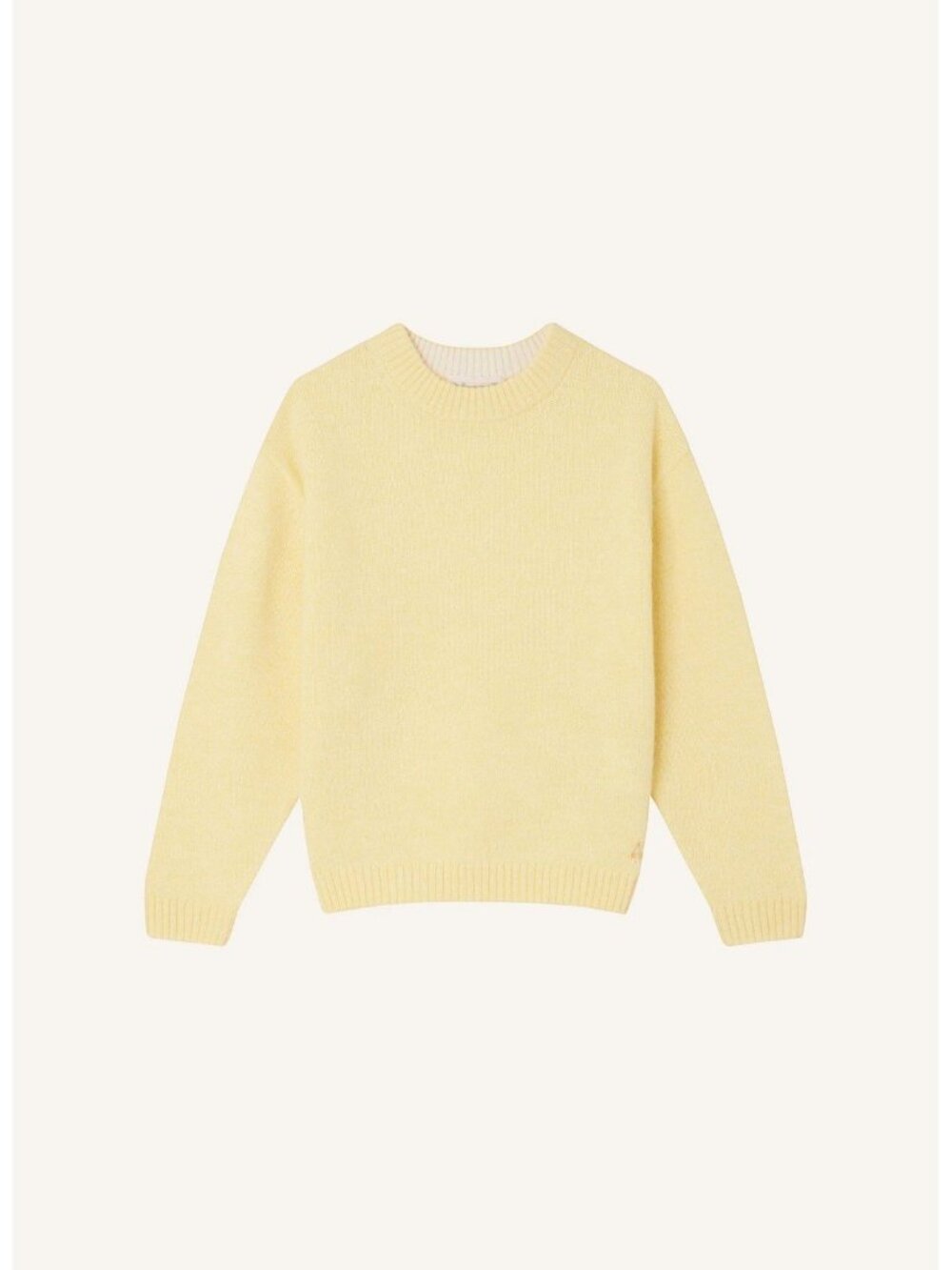 Bonpoint Anumati Yellow Wool Unisex Sweater Size 6